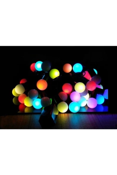 Pazariz Yılbaşı Çam Ağaç Süsü Işığı Rgb Led Şerit Dekor Lambası Işık Topu - Resim 2