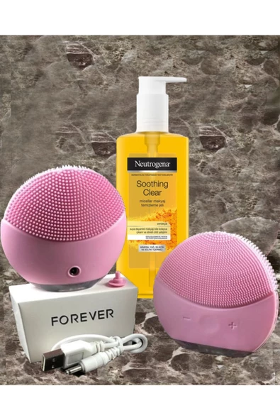 Pazariz Sivilce Karşıtı Cilt Temizleme Jeli + Forever Cilt Temizleme&masaj Aleti+ Derma Roller - Resim 3