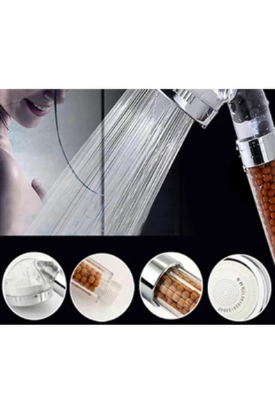 Pazariz Basınçlı Ve Su Tasarruflu Duş Başlığı ürün görseli 1