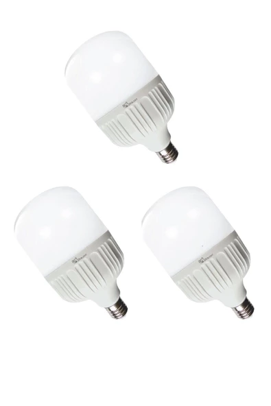 Pazariz Led Torch Ampul 50 Watt Beyaz Işık Aydınlatma Lambası 3 Ad
