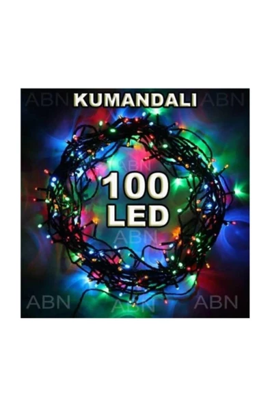 Pazariz 100adet Prinç Led Renkli 400cm Yılbaşı Ağacı Süsü,kumandalı Değiş ürün görseli