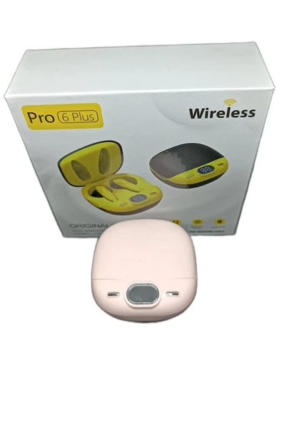 Pazariz Pro6 Plus Kablosuz Led Işıklı Oyuncu Bluetooth Kulaklık 5.0 Pembe - 3