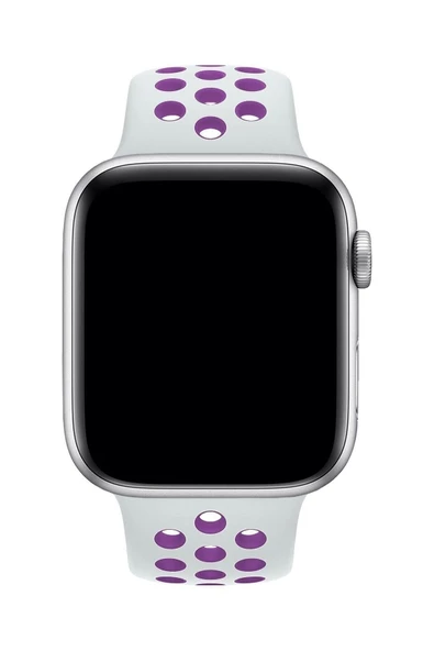 Pazariz Watch Uyumlu 42-44-45 Mm Bileklik Spor Band Delikli Kordon - Resim 2