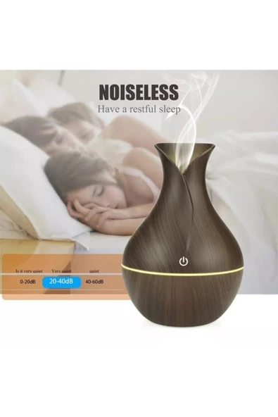 Pazariz Ultrasonic Aroma Terapi Oda Hava Nemlendirici Led Işıklı Humudifier - 2