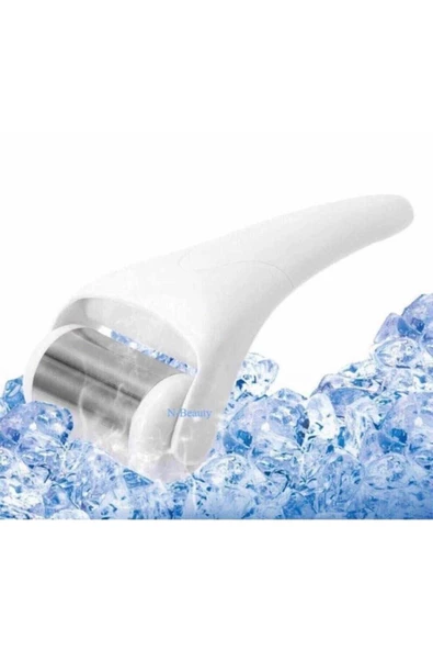 Pazariz Ice Roller Cilt Soğutucu Metal Başlıklı Cilt Soğutma Aleti Cilt Sıkılaştırıcı - 3