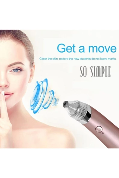 Pazariz Pazarız Vakumlu Siyah Nokta Temizleyici Akne Cilt Yüz Temizleme Cihazı - 2