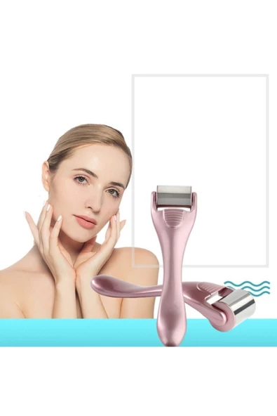 Pazariz Ice Roller Cilt Soğutucu Metal Başlıklı Cilt Soğutma Aleti Cilt Sıkılaştırıcı - 2