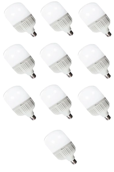 Pazariz Led Torch Ampul 40 Watt Beyaz Işık Aydınlatma Lambası 10 Ad