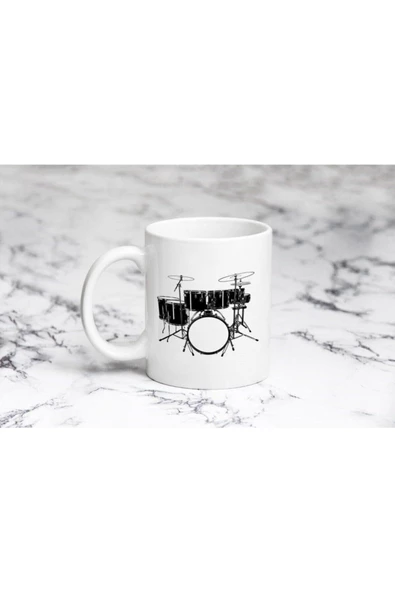 Pazariz Siyah Beyaz Bateri Kupa Bardak