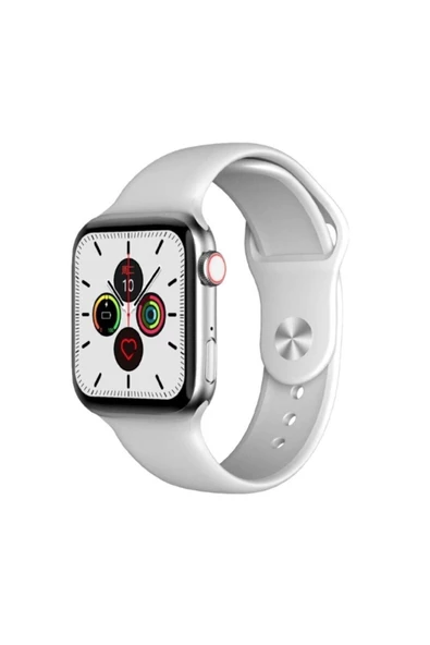 Pazariz G500 Serisi Akıllı Saat - Ateş Ölçer Özellikli - Uzun Şarj Süresi - Üstün Teknoloji 40-42mm - Beyaz ürün görseli 1