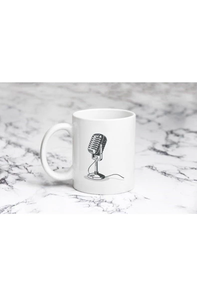 Pazariz Mikrofon Renksiz Kupa Bardak Kişiye Özel ürün görseli 1