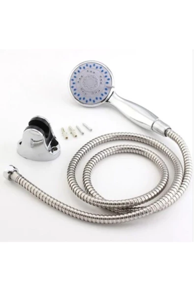 Pazariz Duş Başlığı + Duş Hortumu Seti Banyo Duş Takımı Fonksiyonlu ürün görseli 1