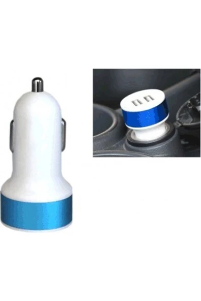 Pazariz Çift Usb Girişli 2.1 Amp Araç Çakmak Soketi - 2