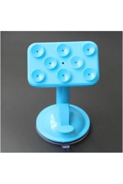 Pazariz Pazarız 8 Vantuzlu Araç Içi Telefon Tutucu -mavi Motorola Moto Z Play Uyumlu - Resim 2