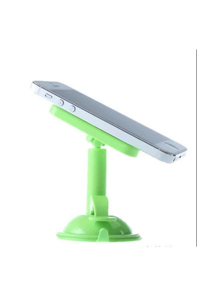 Pazariz Pazarız 8 Vantuzlu Araç Içi Telefon Tutucu -yeşil Lg Optimus 3d Uyumlu - Resim 3