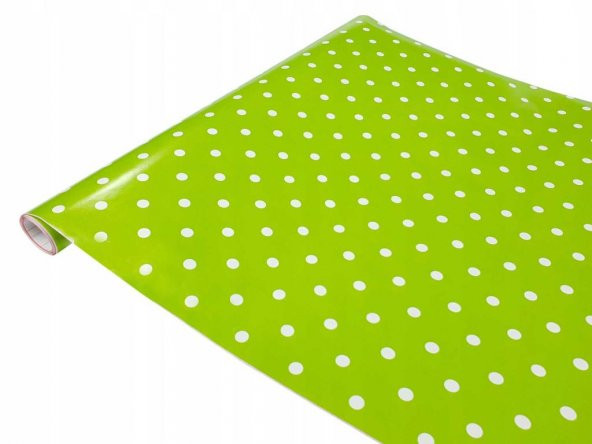D-c-fix 346-0629 Yeşil Puantiye Yapışkanlı Folyo (45cm x 1mt) - Resim 3