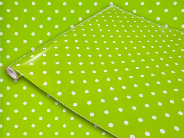 D-c-fix 346-0629 Yeşil Puantiye Yapışkanlı Folyo (45cm x 1mt) - Resim 7