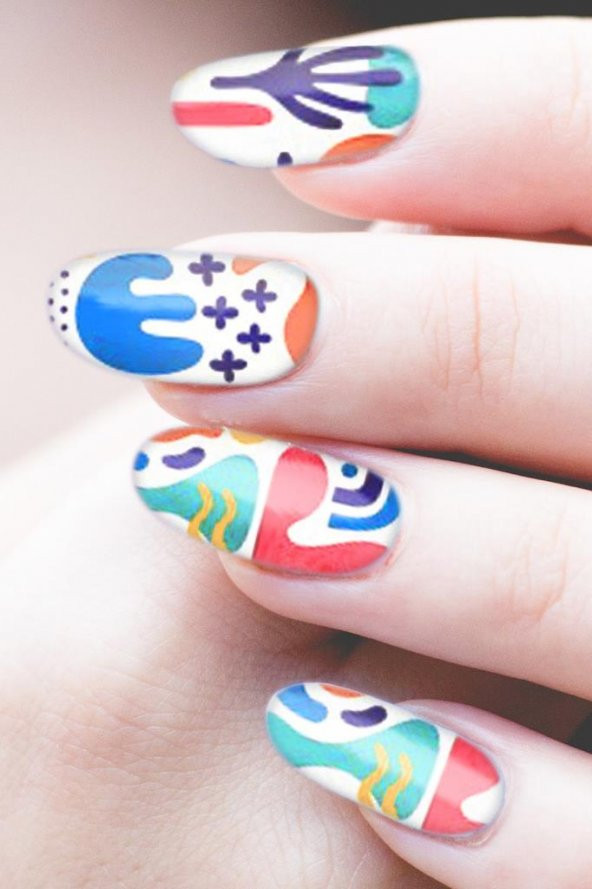 Crazy -2 Tırnak Dövmesi,Tırnak Tattoo,Nail Art ,Tırnak Sticker