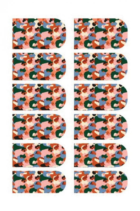 Kadınlar Desen Tırnak Dövmesi,Tırnak Tattoo,Nail Art ,Tırnak Sticker - 2