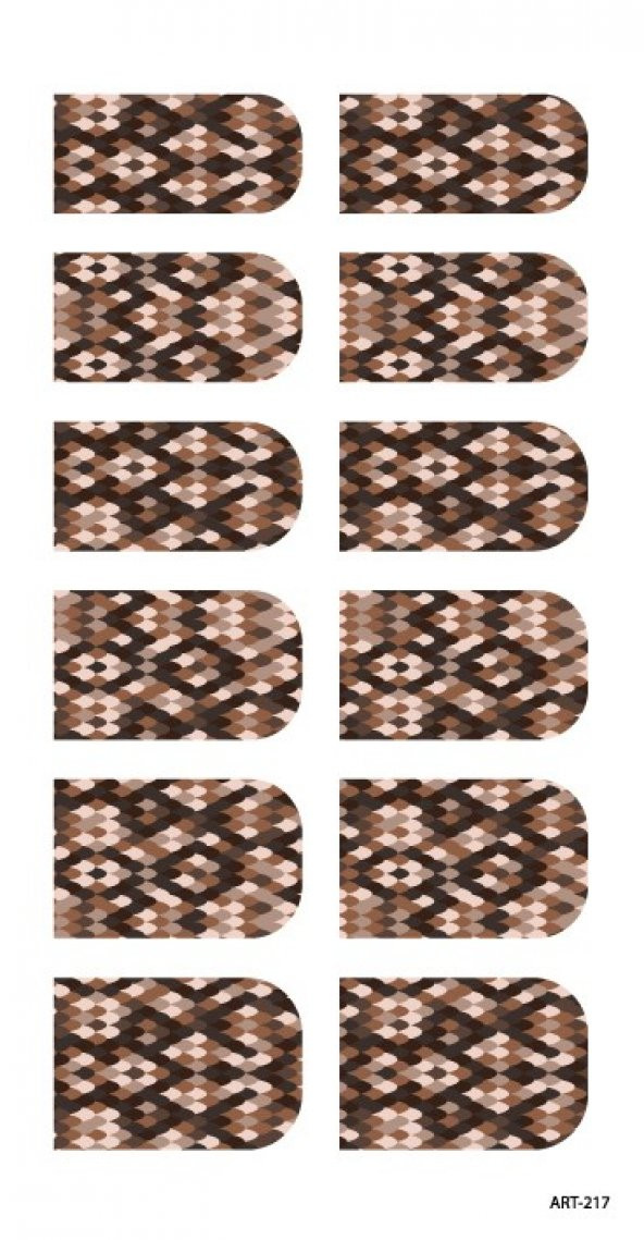 Yılan Derisi Tırnak Dövmesi,Tırnak Tattoo,Nail Art ,Tırnak Sticker - 2
