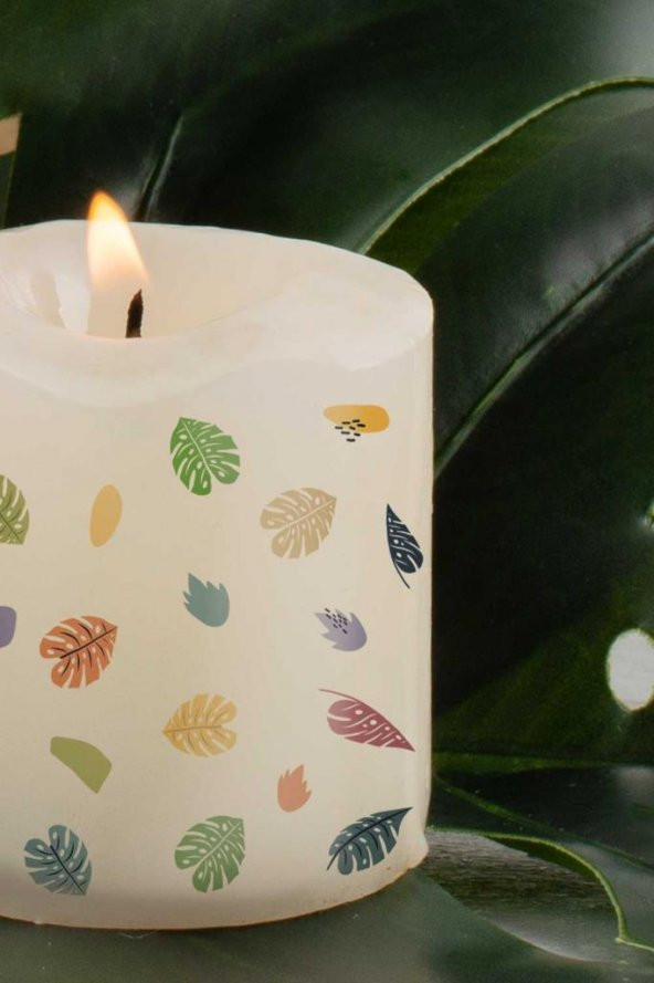 Monstera Yaprakları Tırnak Dövmesi, Tırnak Tattoo, Nail Art, Tırnak Sticker - Resim 2