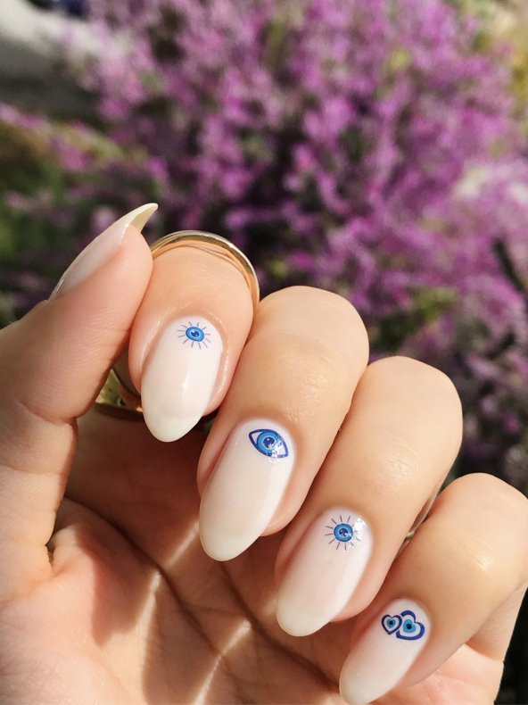Göz Tırnak -3 Dövmesi, Tırnak Tattoo,Nail Art ,Tırnak Sticker - 2