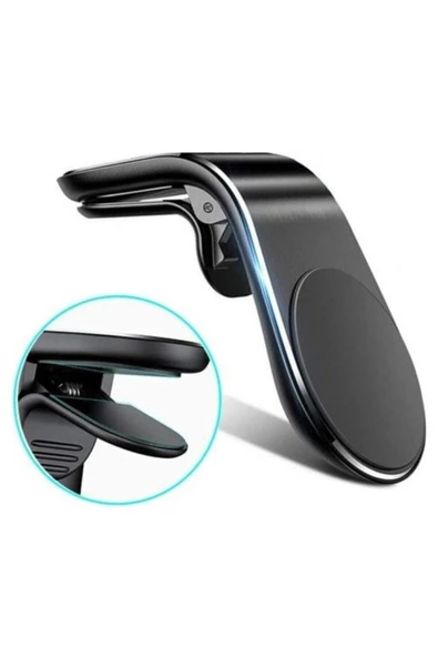 Pazariz Araba Içi Mıknatıslı Telefon Tutucu Siyah Fly Iq4405 Evo Chic 1 Uyumlu - 2