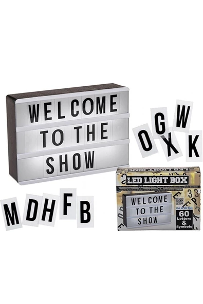 Pazariz Işıklı Renkli Harfli Dekoratif Led Tabela Pano 10,5 X 7 Cm - Resim 3