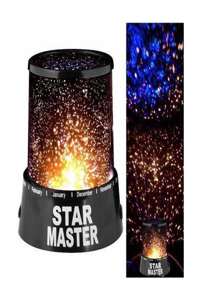 Pazariz Star Master Projeksiyon Gece Lambası - Resim 2