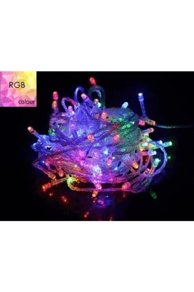 Pazariz 100 Ledli 8 Fonksiyonlu Dekor Lambası (10m Rgb) ürün görseli 1