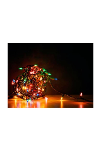 Pazariz 100 Ledli Kırmızı Yılbaşı Ağacı Işığı Led Ampül ürün görseli 1