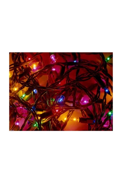 Pazariz 40 Ledli Pirinç Renkli Yılbaşı Ağacı Işığı - Resim 2