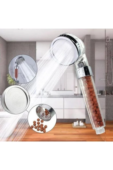 Pazariz Pazarız Su Tasarruflu Duş Başlığı - Arıtmalı Duş Başlığı ürün görseli 1