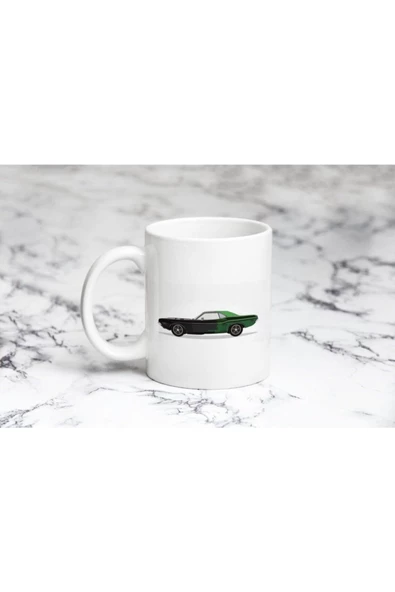 Pazariz Yeşil Araba_kupa Bardak ürün görseli 1
