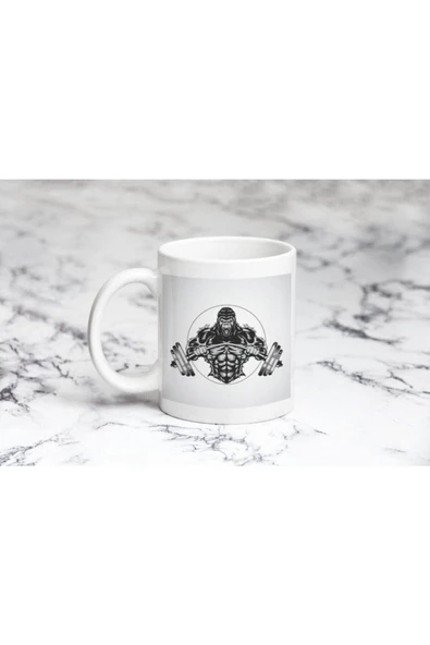 Pazariz Dumbell Kıran Maymun Kupa Bardak ürün görseli 1