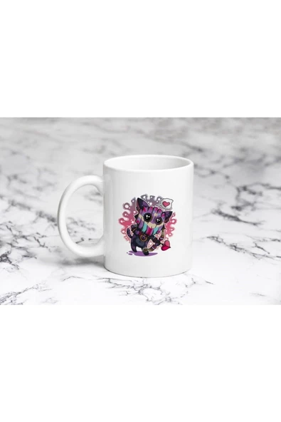 Pazariz zehirli ok minion pembe_Kupa Bardak ürün görseli 1