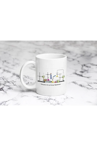 Pazariz Kimya Öğretmeni 2 Kupa Bardak ürün görseli 1