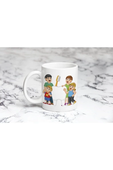 Pazariz Diş Tutan Dört Çocuk Kupa Bardak ürün görseli 1