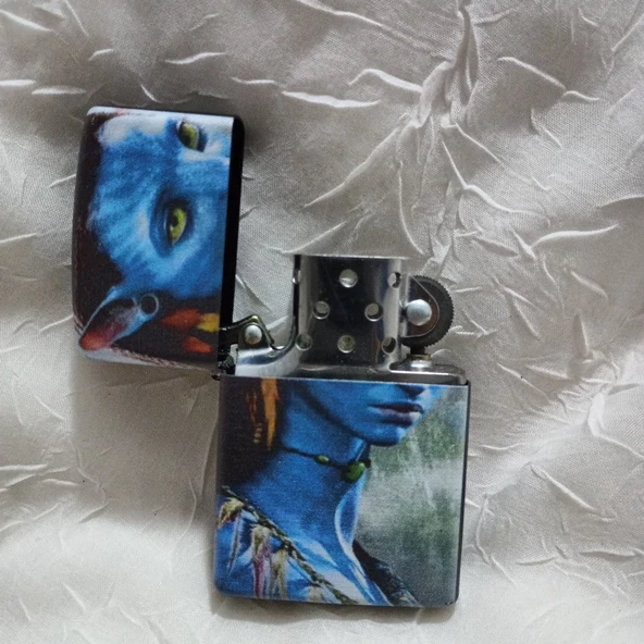 Benzinli Retro Zippo Çakmak Avatar Kadın - 2