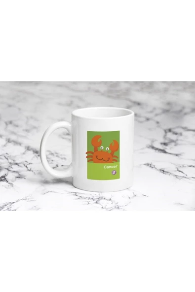 Pazariz Yengeç Renkli Kupa Bardak