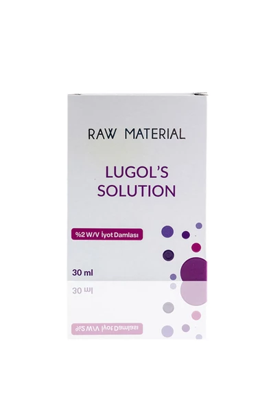 Raw Material Lugol Çözeltisi %2'lik 30 ml