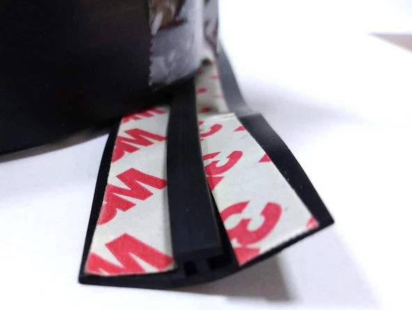 Contacall Üniversal Oto Sunroof Fitili Kenar Fitilleri ön arka Cam Contası 5 Metre Siyah - 3