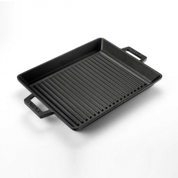 Lava Izgara Tava 26*32  Cm Metal Kulplu - 1