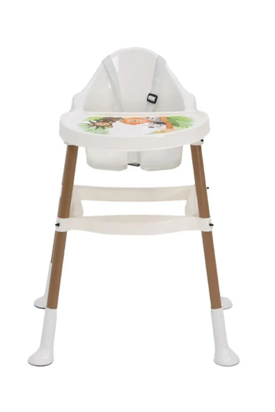 Orman Desenli Basic Mama Sandalyesi Krem - 3