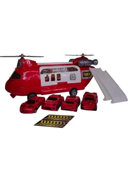 RYL-7046 ROYAL 4 ARABALI AMBULANS HELİKOPTER 25 cm (3 YAŞ VE ÜZERİ İÇİN UYGUNDUR)
