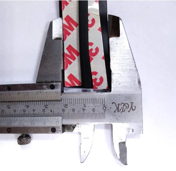 Contacall Üniversal Oto Sunroof Fitili Kenar Fitilleri ön arka Cam Contası 5 Metre Siyah - 4