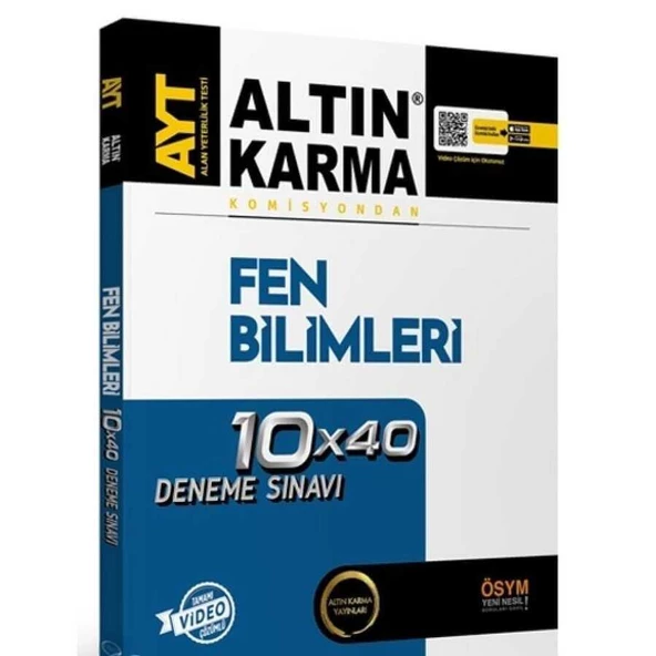 ALTIN KARMA TYT FEN BİLİMLERİ 10X40 BRANŞ DENEME