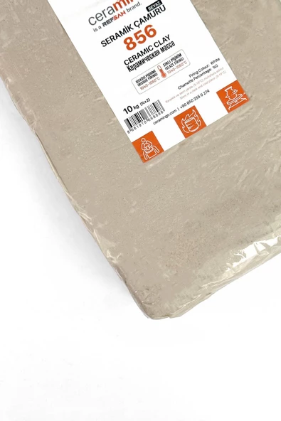856 Seramik Çamuru Vakumlu - 10 Kg - Resim 2