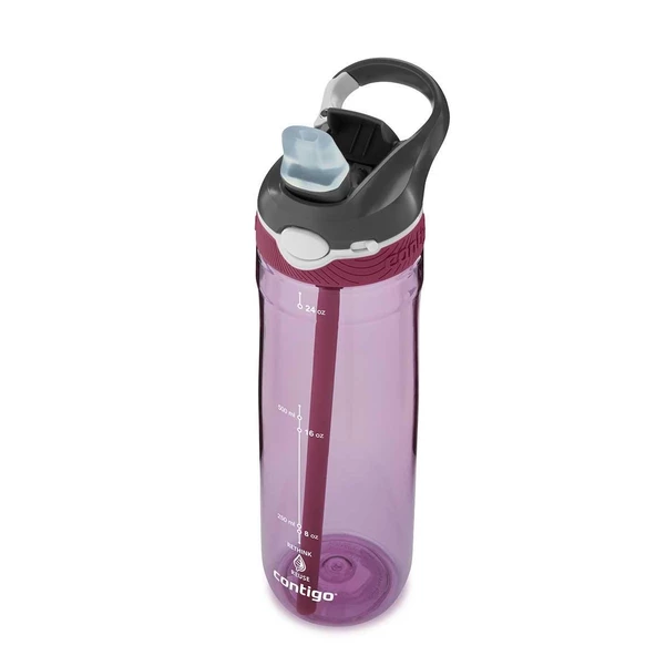 Contigo Ashland Tren Tek El Bas İç Kapaklı Su Matarası 720ml 2191382 - Mor - 5