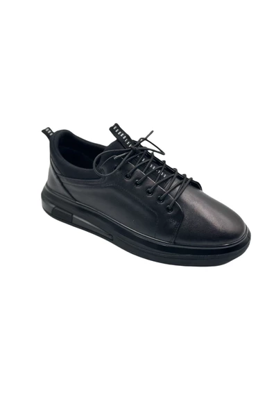 erenimstore Hakiki Deri Air Taban Siyah Erkek Klasik Ayakkabı - 4